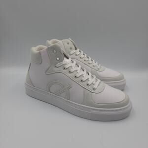 Loci Legend Origin Eleven High-Top Sneaker in White and Natural Size 39/W8